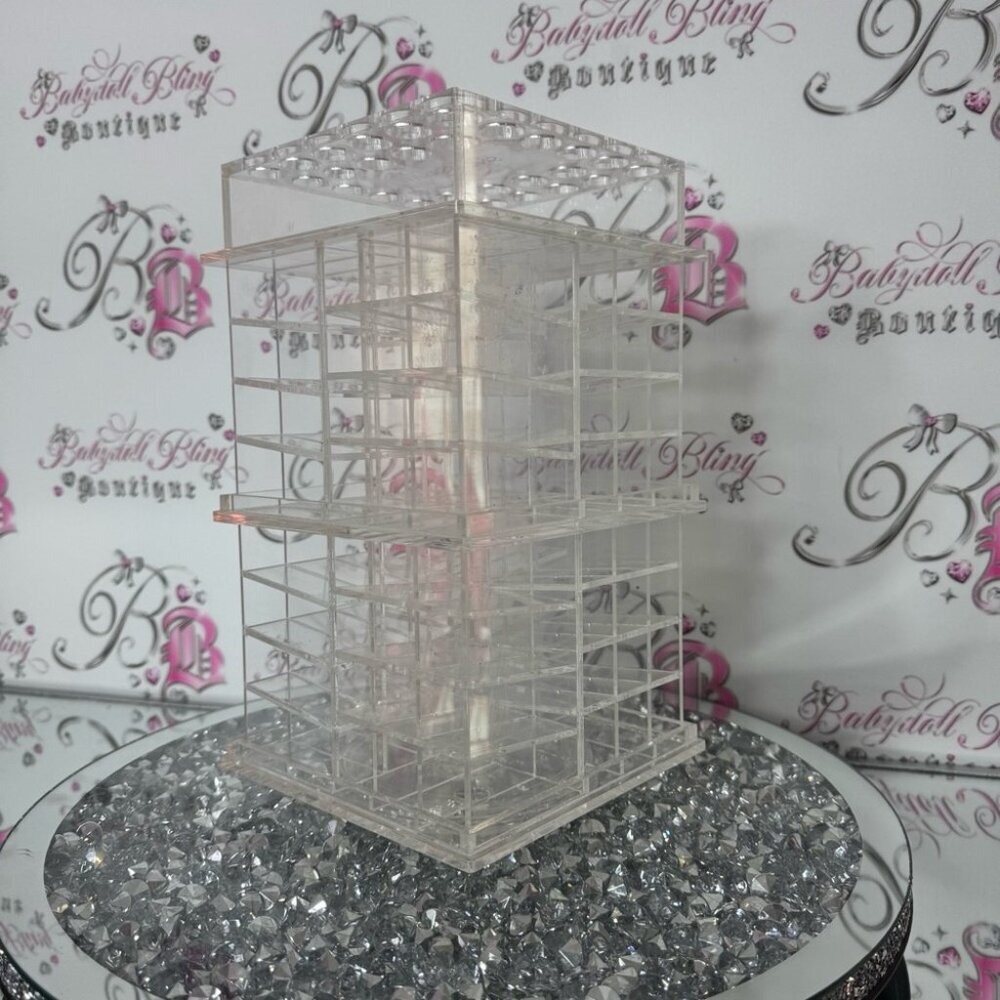 Impressions vanity Makeup Organizer holder lipstick lipgloss Clear Acrylic